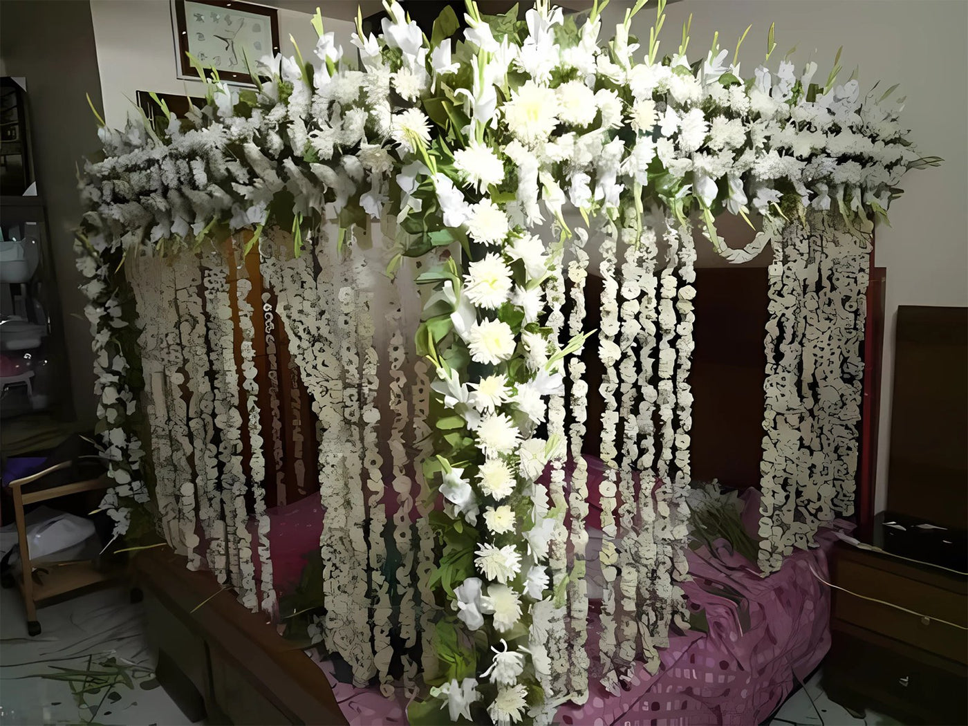 Bridal room decor 11 – Premium Floral Decoration for Car & Gifts | Flora Gadget