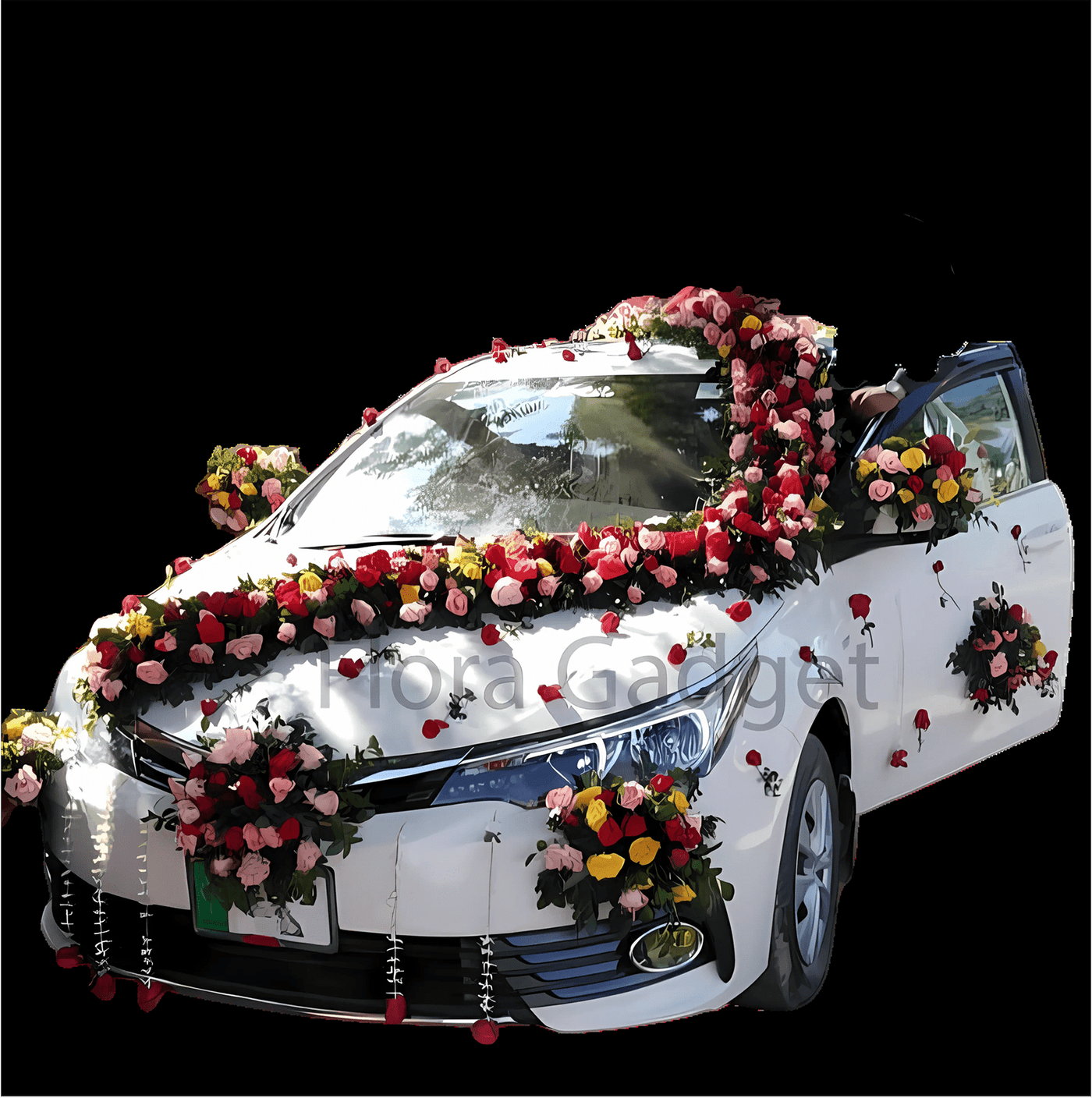 Car Flower decoration 5 – Premium Floral Decoration for Car & Gifts | Flora Gadget