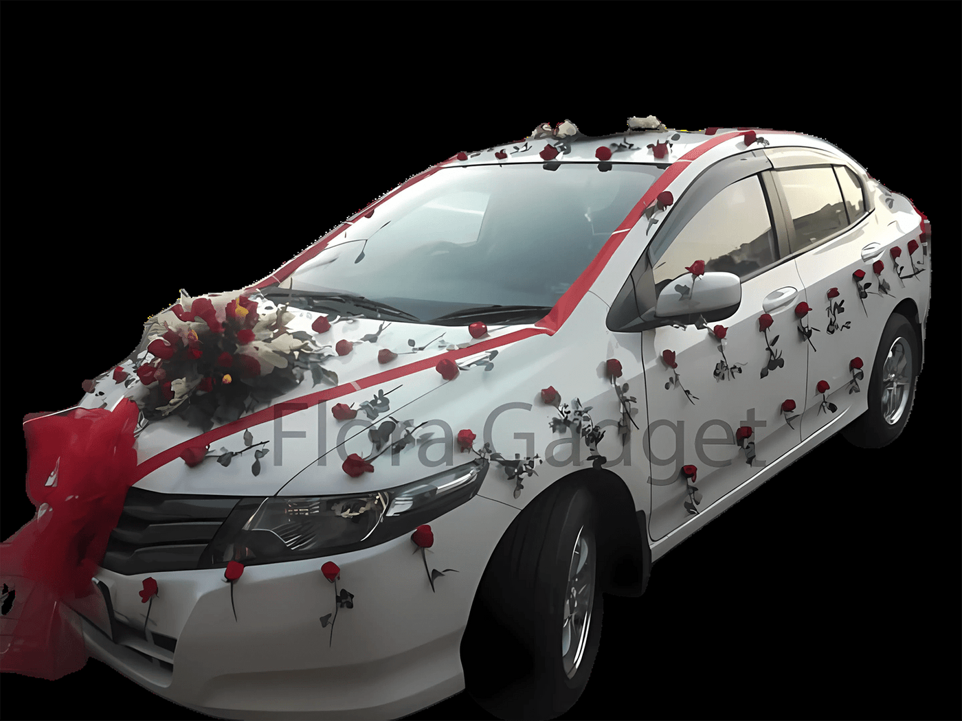 Car Flower decoration 6 – Premium Floral Decoration for Car & Gifts | Flora Gadget