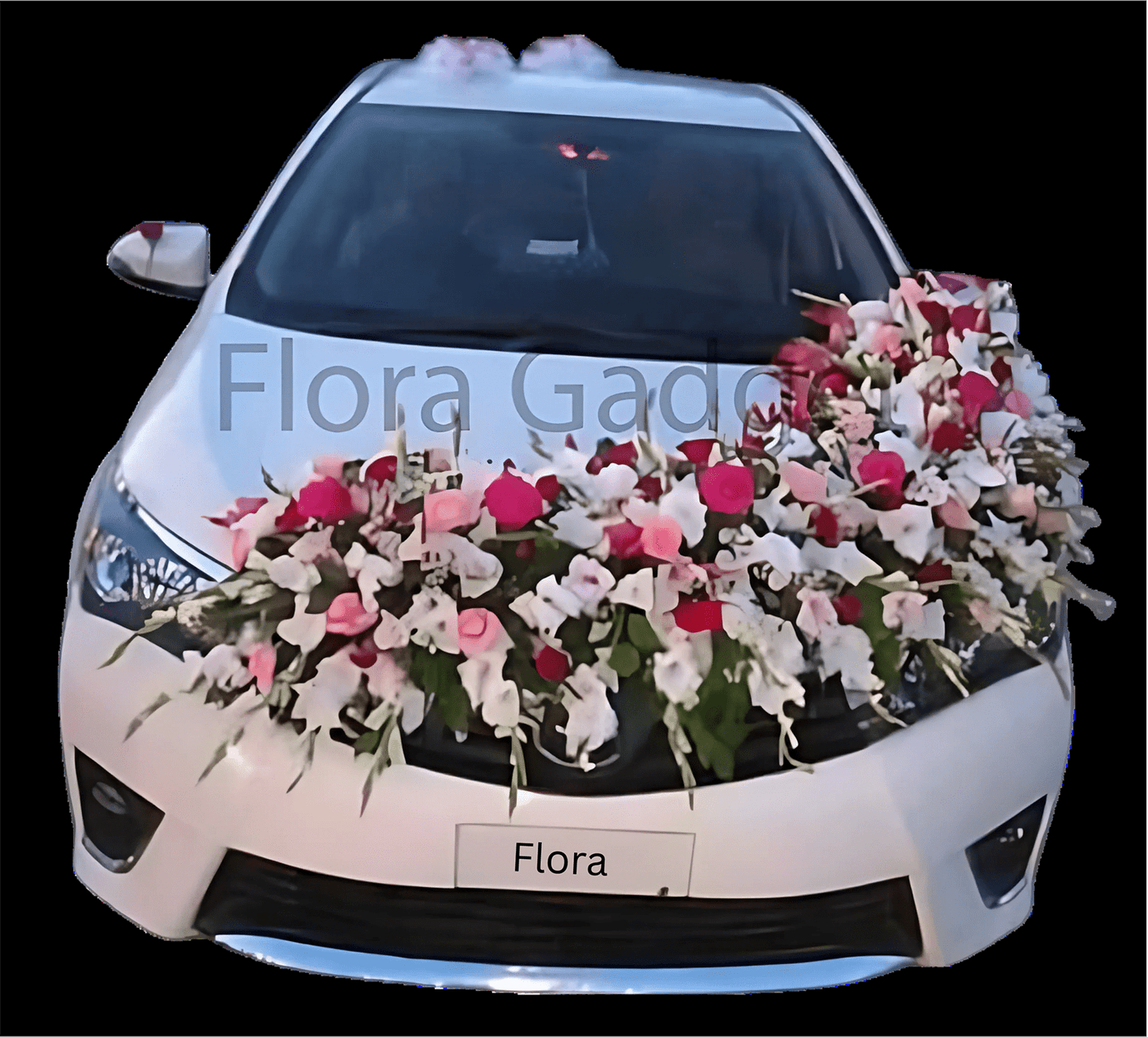 Car Flower decoration 7 – Premium Floral Decoration for Car & Gifts | Flora Gadget