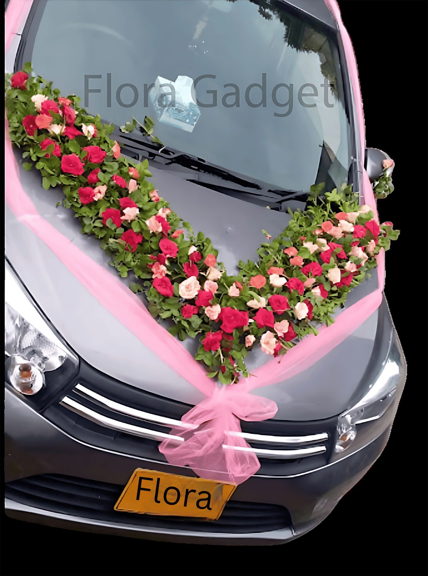 Car Flower decoration 9 – Premium Floral Decoration for Car & Gifts | Flora Gadget