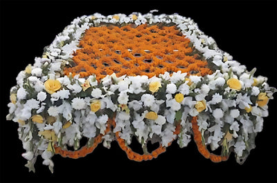 Nikah hair curtain 4 – Premium Floral Decoration for Car & Gifts | Flora Gadget