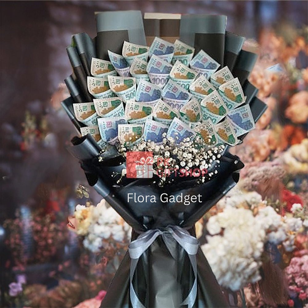THE LUXURY MONEY BOUQUET – Premium Floral Decoration for Car & Gifts | Flora Gadget
